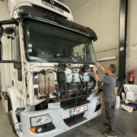 Réparation carrosserie poid lourd