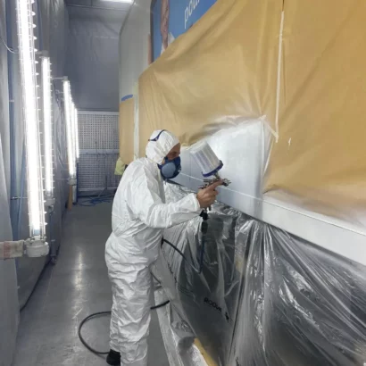 Carrosserie cabine peinture poids lourds vehicules utilitaires Garage MVM Tubize